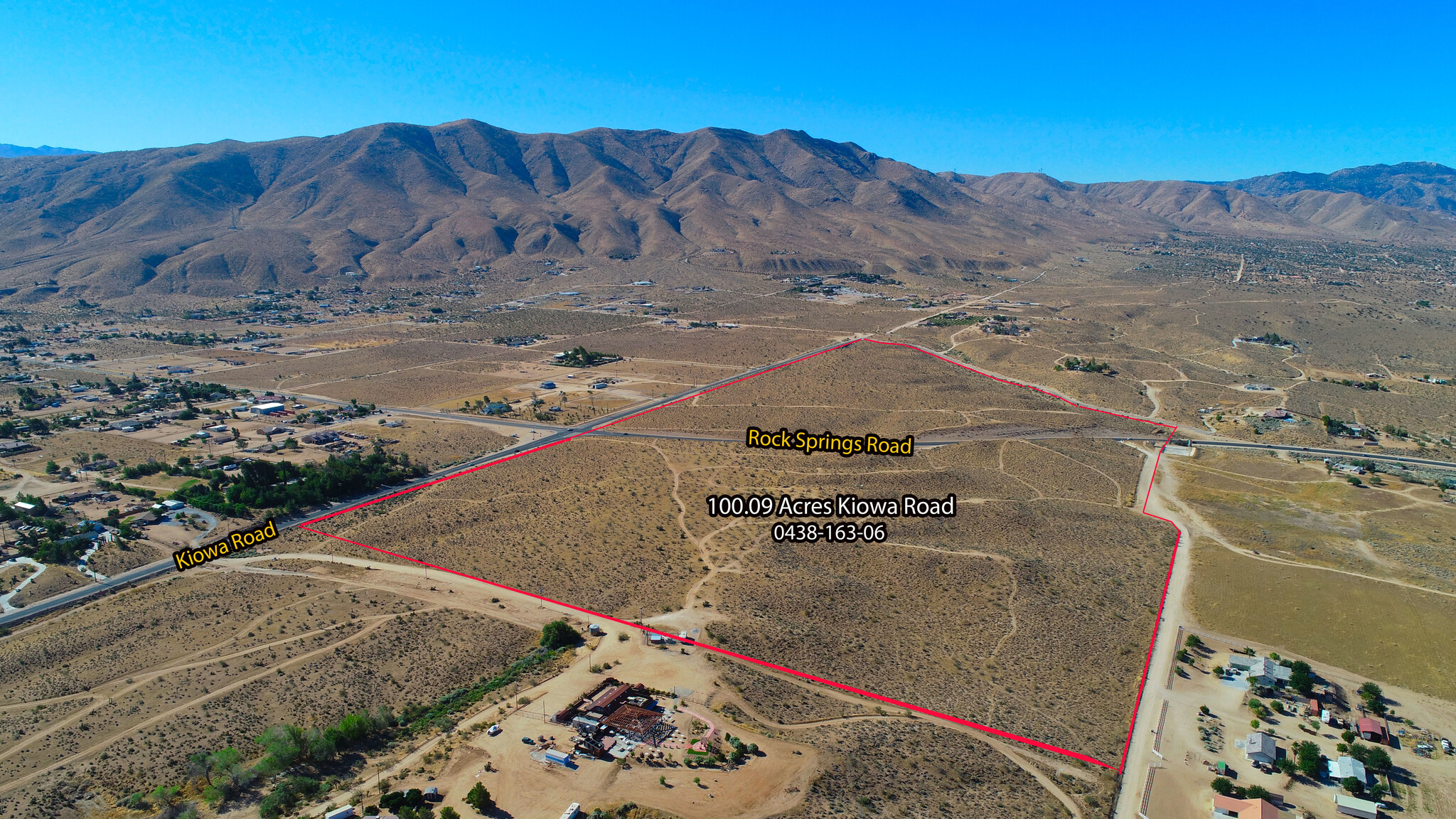 Kiowa Rd, Apple Valley, CA for sale Aerial- Image 1 of 1