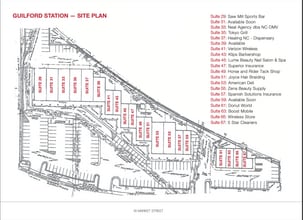 5529-5559 W Market St, Greensboro, NC for lease Site Plan- Image 2 of 2