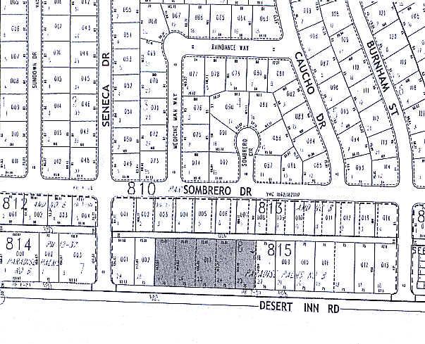 2020 E Desert Inn Rd, Las Vegas, NV for lease - Plat Map - Image 3 of 32