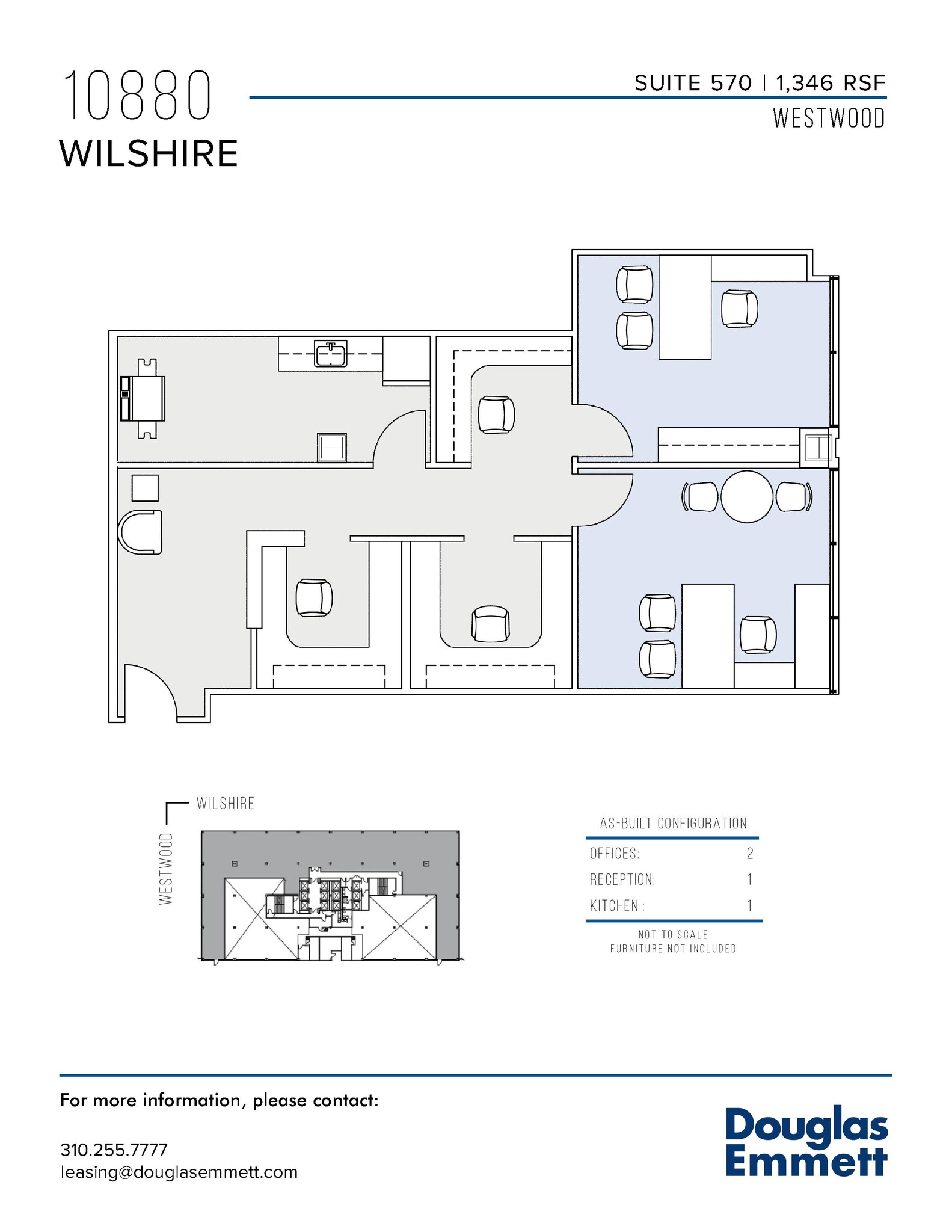 10880 Wilshire Blvd, Los Angeles, CA for lease Floor Plan- Image 1 of 1