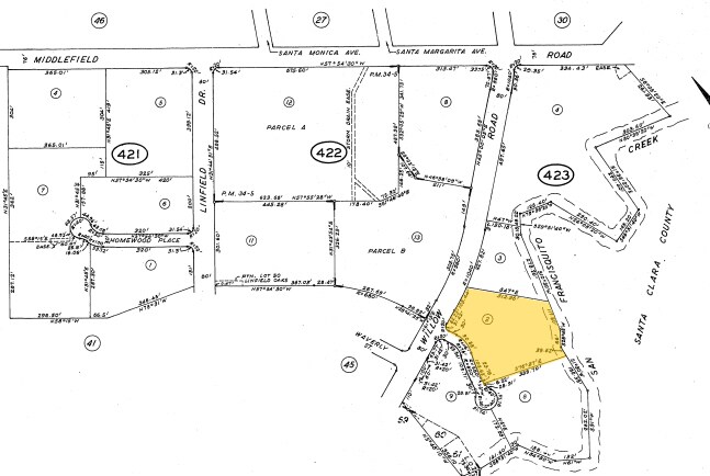 68 Willow Rd, Menlo Park, CA for sale Plat Map- Image 1 of 1