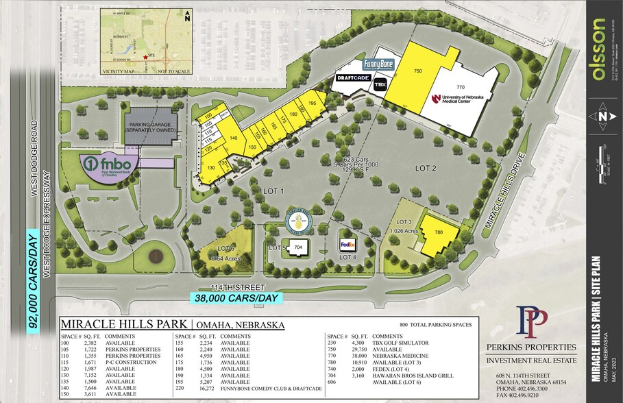 Miracle Hills Dr, Omaha, NE for lease - Site Plan - Image 1 of 1