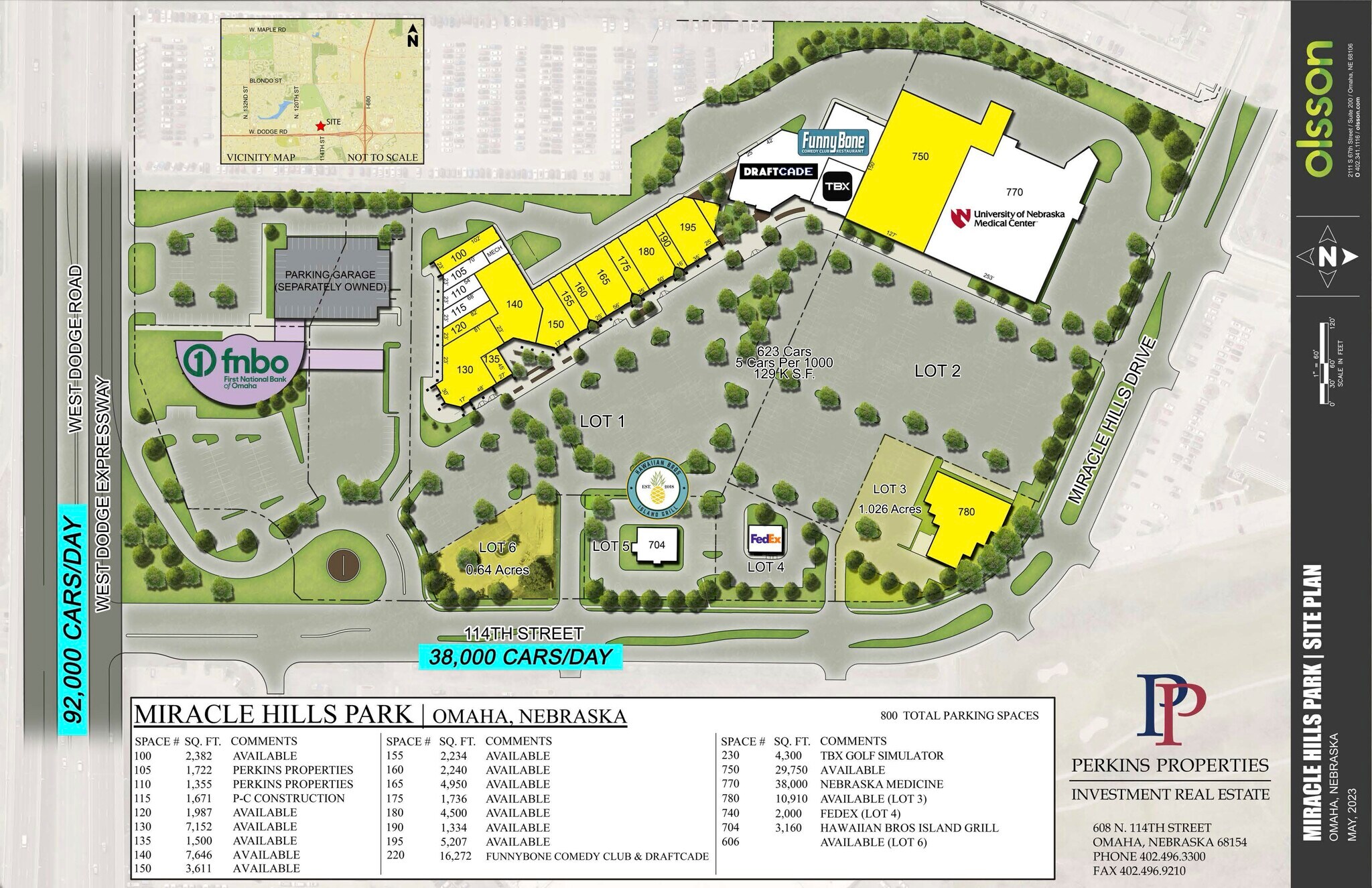 Miracle Hills Dr, Omaha, NE for lease Site Plan- Image 1 of 2