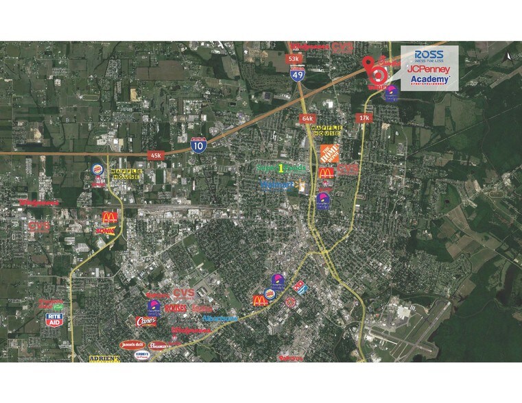 3225 Louisiana Ave, Lafayette, LA for sale - Aerial - Image 2 of 2