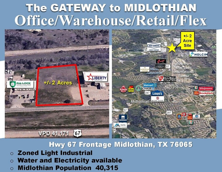 TBD Highway 67, Midlothian, TX for sale - Primary Photo - Image 1 of 4