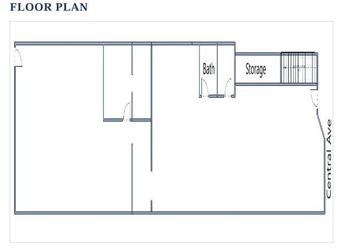 311-313 Central Ave, Osseo, MN for sale Floor Plan- Image 1 of 7