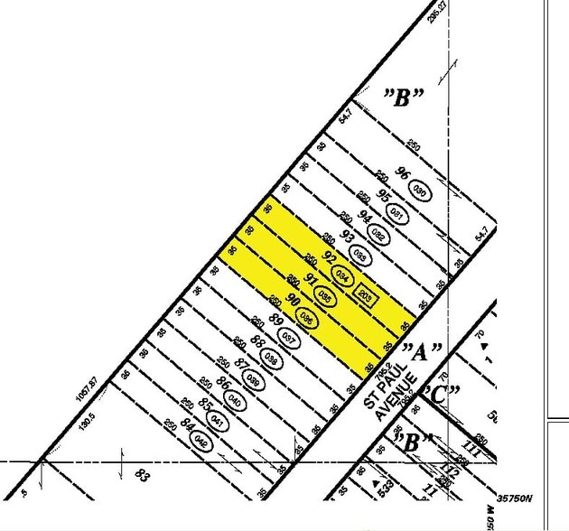 1556 St Paul Ave, Gurnee, IL for lease - Plat Map - Image 3 of 4
