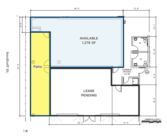 18401 Nordhoff St, Northridge, CA for lease Floor Plan- Image 1 of 1