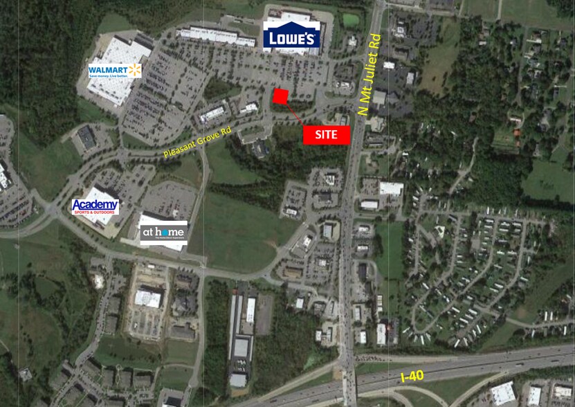 Pleasant Grove Road, Mt Juliet, TN for sale - Aerial - Image 1 of 1