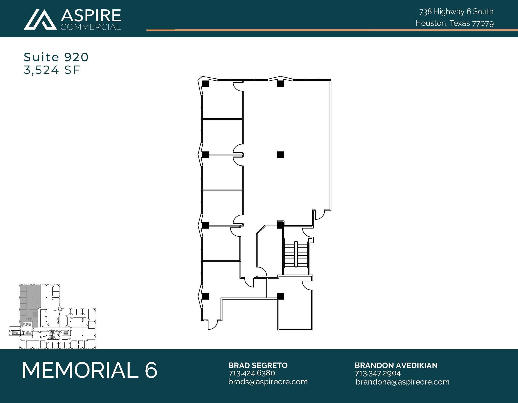 738 Highway 6 S, Houston, TX for lease Floor Plan- Image 1 of 1