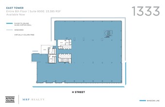 1333 H St NW, Washington, DC for lease Floor Plan- Image 1 of 1