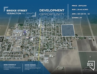 More details for 0 Bridge Street, Yerington, NV - Land for Sale