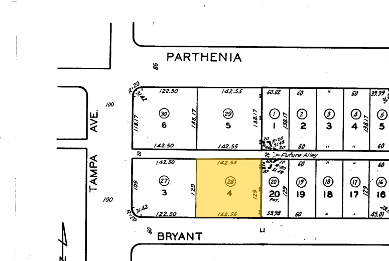 19237 Bryant St, Northridge, CA for sale - Plat Map - Image 1 of 1