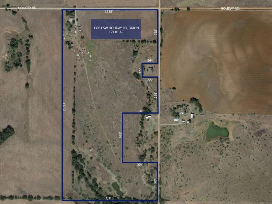 13931 SW Holiday Rd, Faxon, OK 73540 Land for Sale