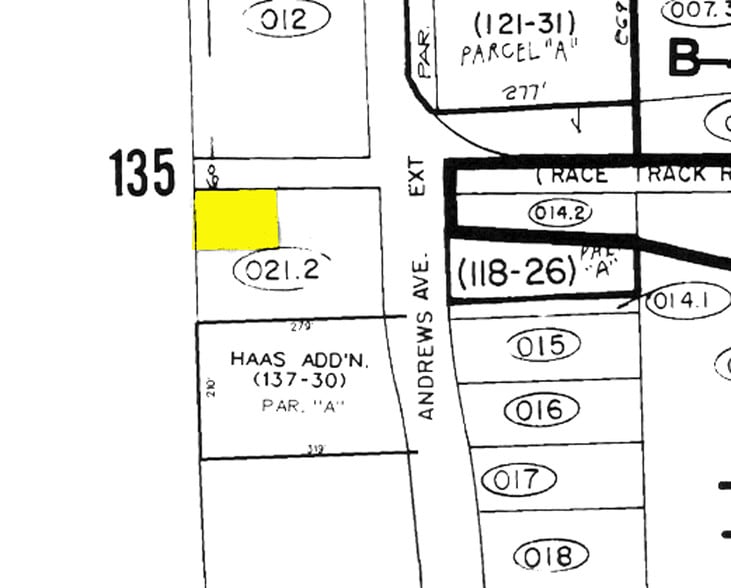 451 SW 12th Ave, Pompano Beach, FL for sale - Plat Map - Image 1 of 1