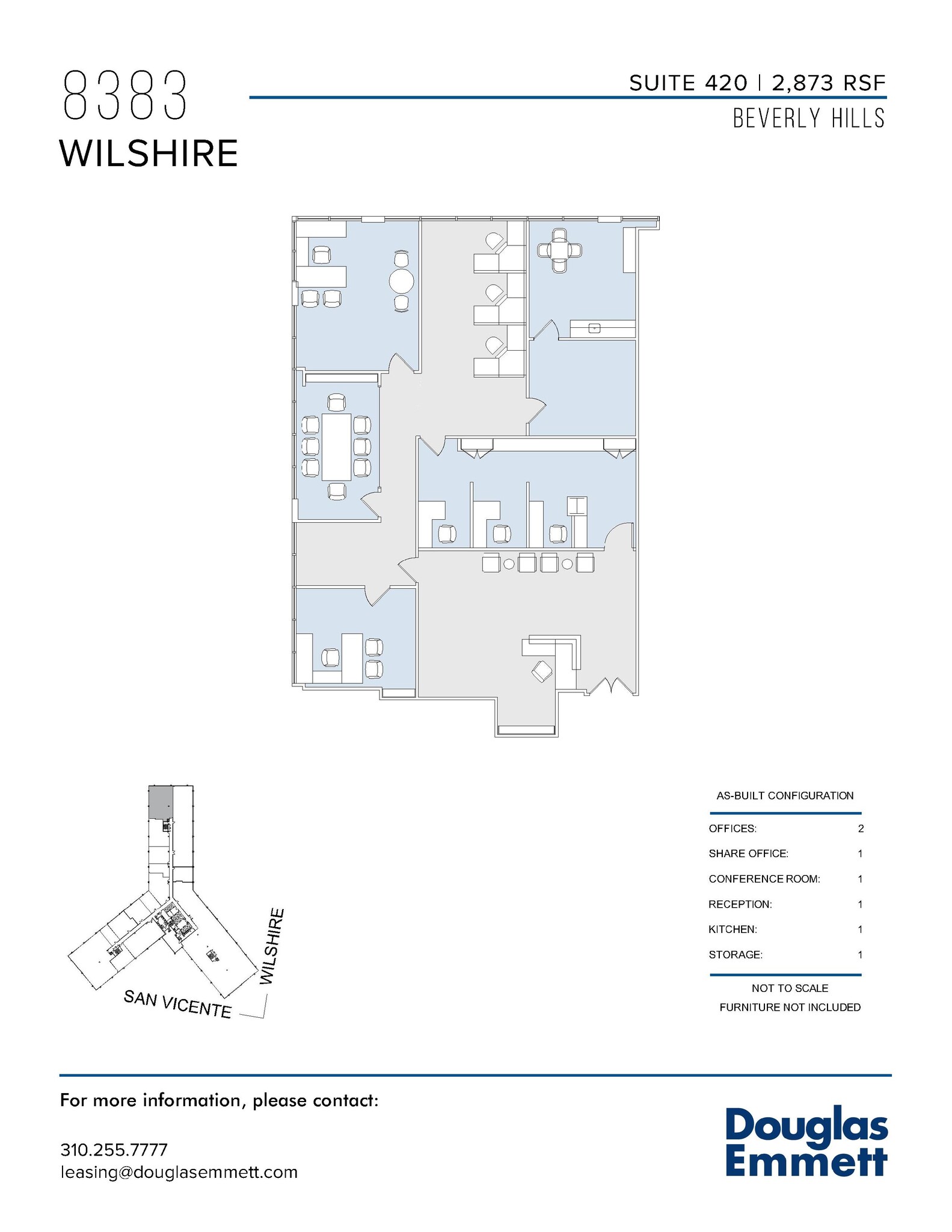 8383 Wilshire Blvd, Beverly Hills, CA for lease Floor Plan- Image 1 of 1