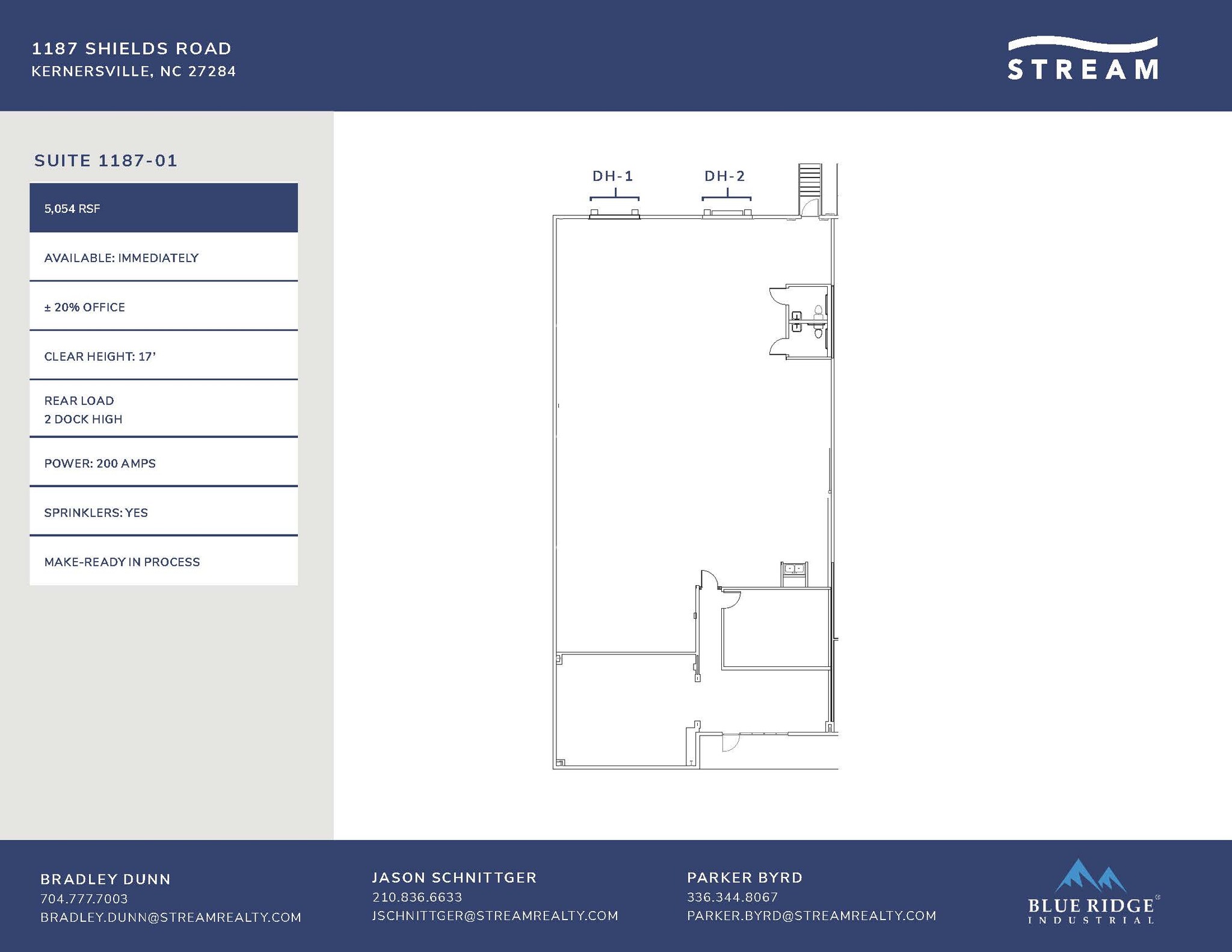 1187 Shields Rd, Kernersville, NC for lease Floor Plan- Image 1 of 1