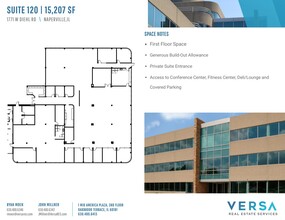 1751-1771 W Diehl Rd, Naperville, IL for lease Floor Plan- Image 1 of 2