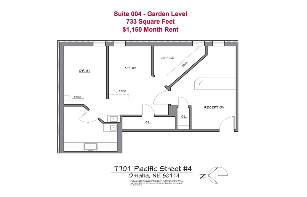 7701 Pacific St, Omaha, NE for lease Floor Plan- Image 1 of 1