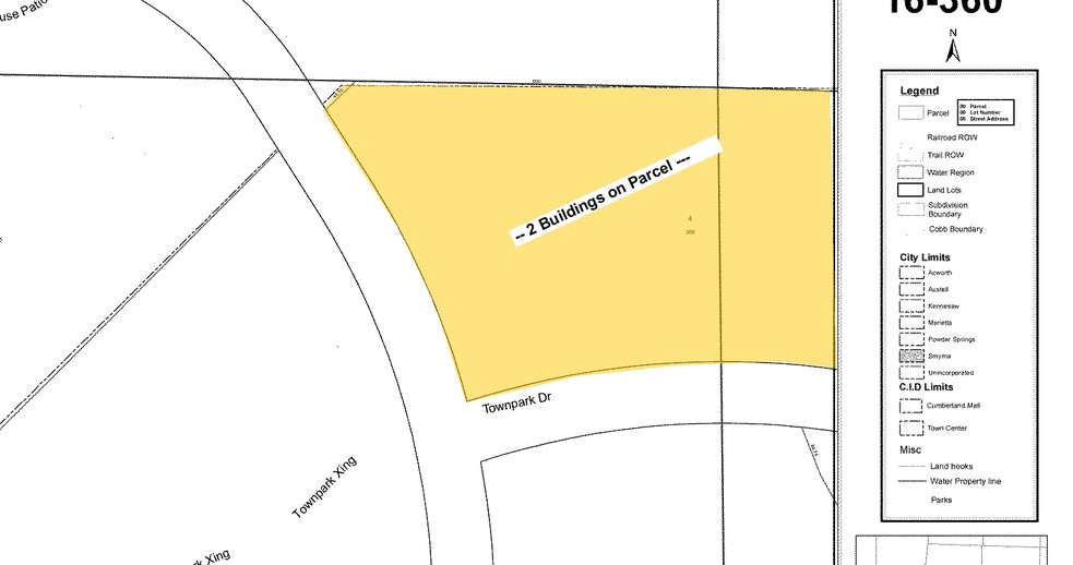 300 Townpark Dr NW, Kennesaw, GA for lease - Plat Map - Image 2 of 7