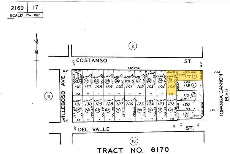 5353 Topanga Canyon Blvd, Woodland Hills, CA for lease - Plat Map - Image 2 of 7