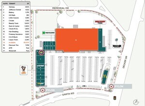 1250 Garth Rd, Baytown, TX for lease Site Plan- Image 1 of 1