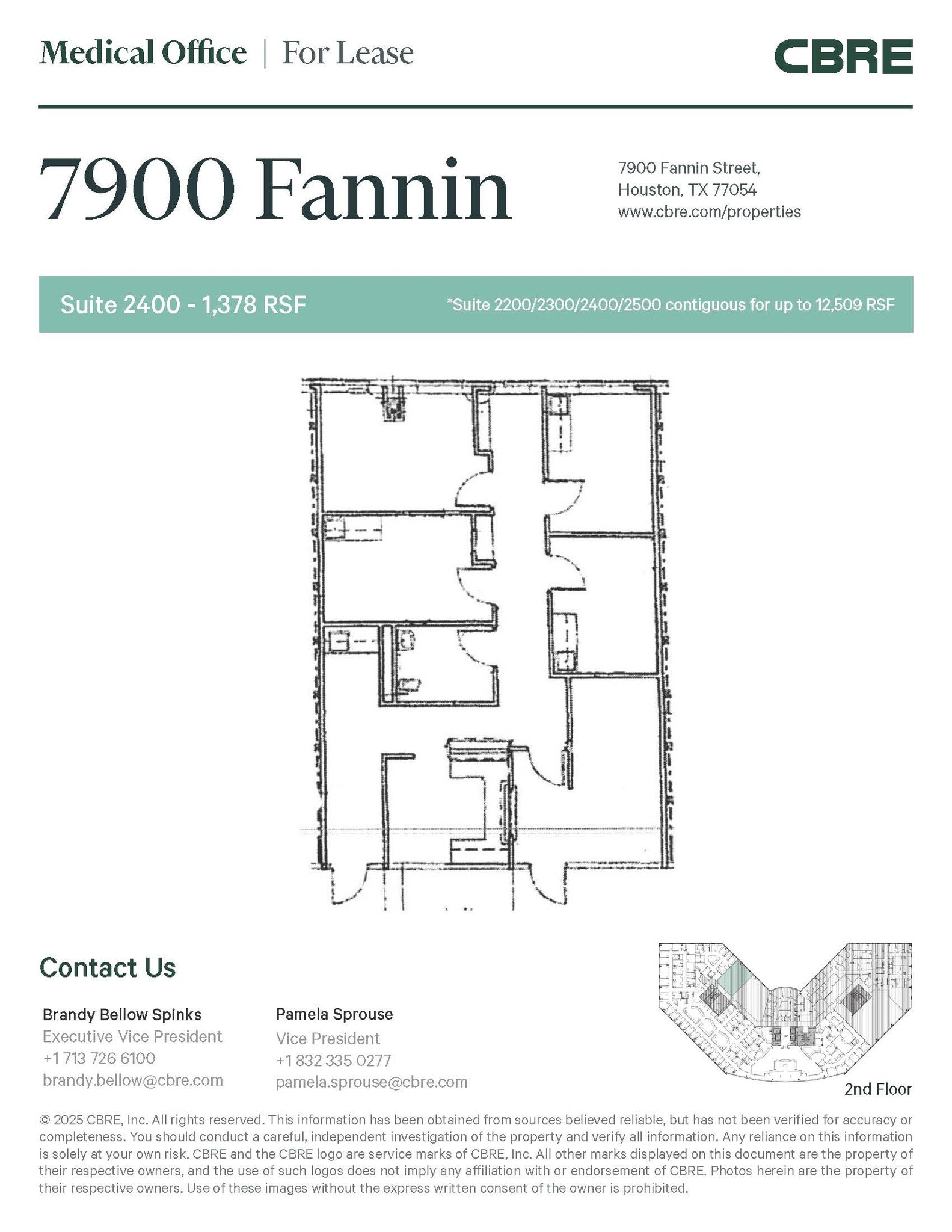 7900 Fannin St, Houston, TX for lease Interior Photo- Image 1 of 1