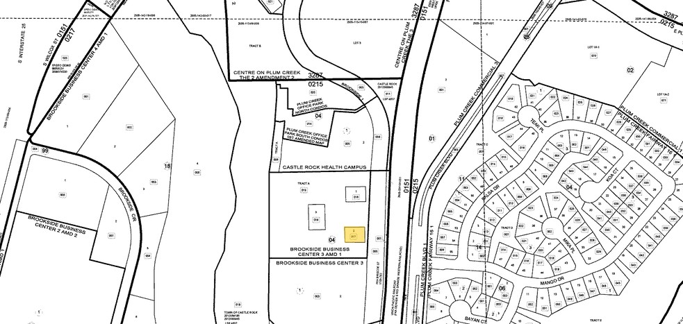 1189 S Perry St, Castle Rock, CO for sale - Plat Map - Image 1 of 1