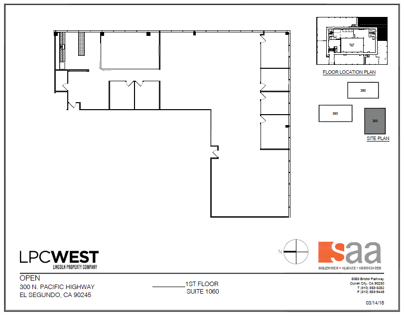 300 N Pacific Coast Hwy, El Segundo, CA for lease Floor Plan- Image 1 of 1