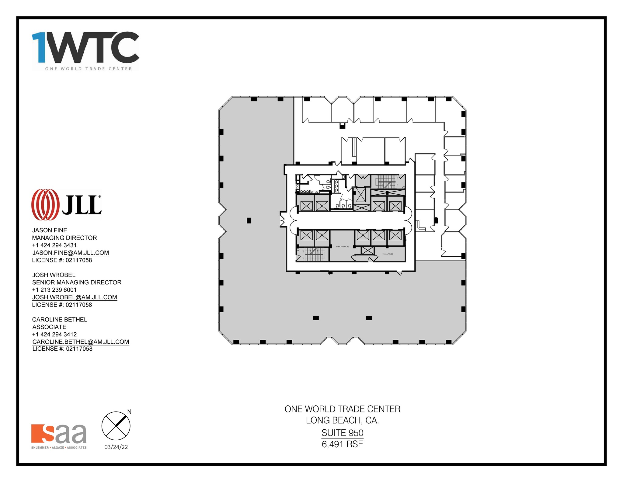 1 World Trade Ctr, Long Beach, CA for lease Floor Plan- Image 1 of 1