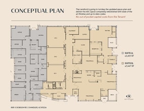 895 S Dobson Rd, Chandler, AZ for lease Floor Plan- Image 2 of 2