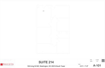 106B Irving St NW, Washington, DC for lease Site Plan- Image 1 of 1