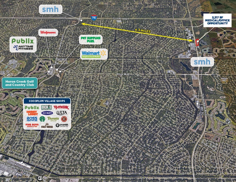 2747 Sycamore St, North Port, FL for lease - Aerial - Image 2 of 6