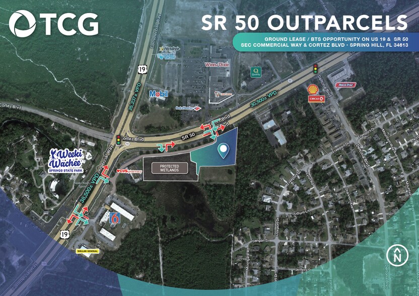 SEC Commercial Way & Cortez Blvd, Spring Hill, FL for lease - Building Photo - Image 1 of 3