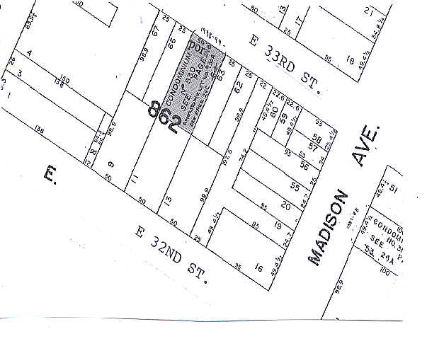 14-16 E 33rd St, New York, NY for sale - Plat Map - Image 2 of 2