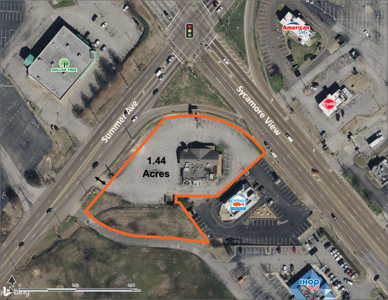 5829 Summer Ave, Memphis, TN for lease - Aerial - Image 1 of 4