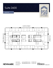 950 17th St, Denver, CO for lease Floor Plan- Image 1 of 1