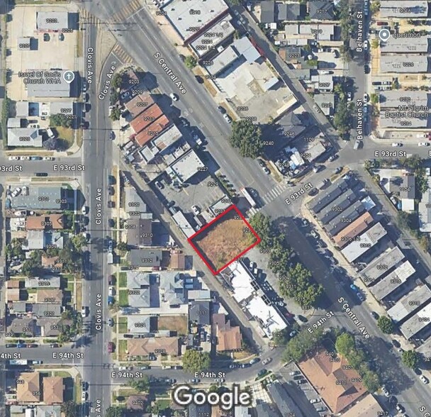 9301 S Central Ave, Los Angeles, CA for sale - Aerial - Image 1 of 2