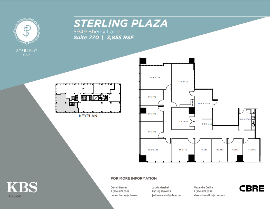 5949 Sherry Ln, Dallas, TX for lease Floor Plan- Image 1 of 2