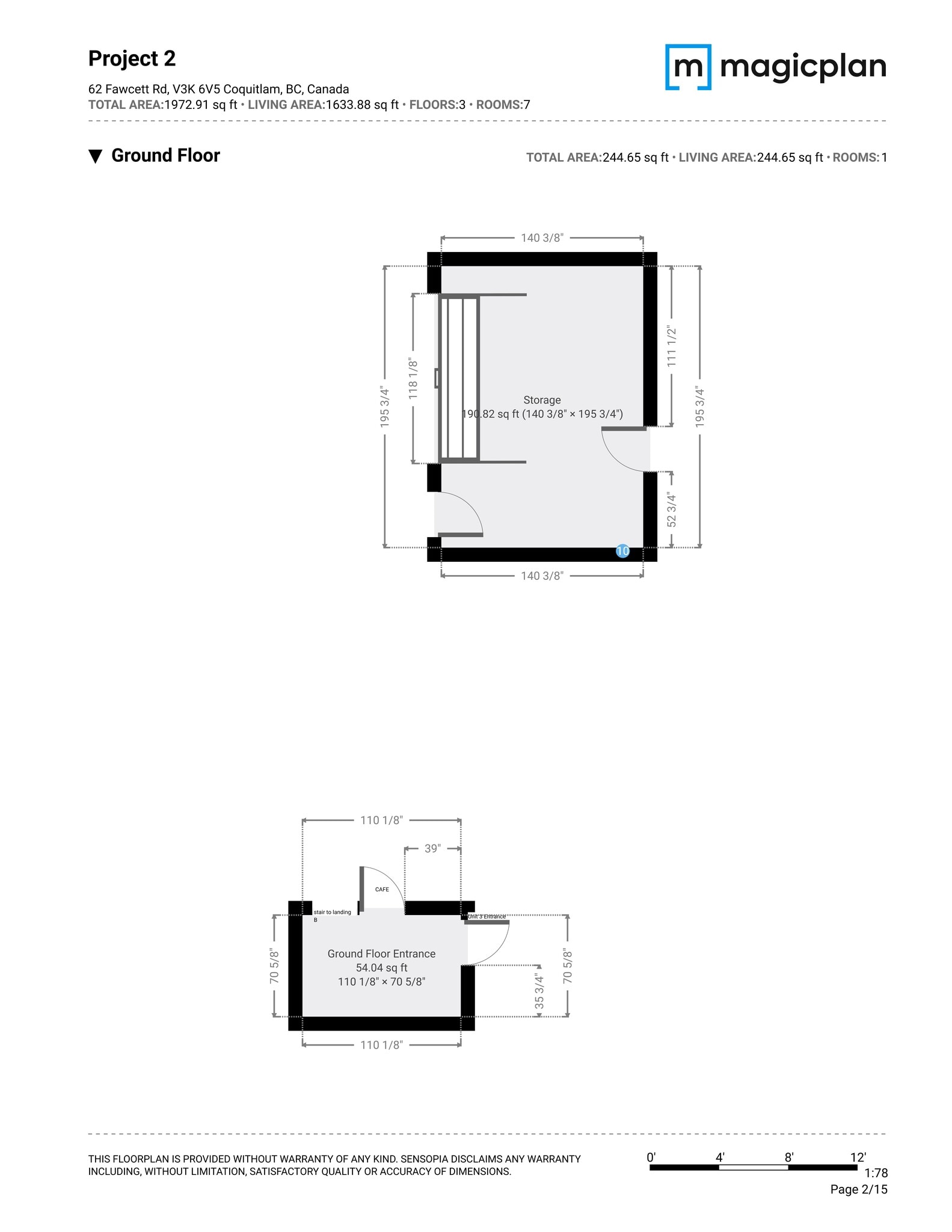 62 Fawcett Rd, Coquitlam, BC for lease Site Plan- Image 1 of 3