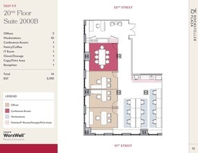 75 Rockefeller Plaza, New York, NY for lease Floor Plan- Image 1 of 1