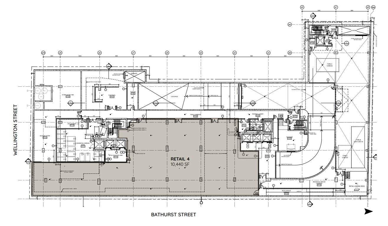 88 Bathurst St, Toronto, ON for lease Floor Plan- Image 1 of 1