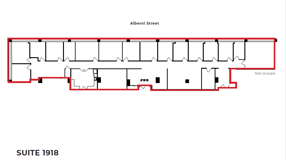 1030 W Georgia St, Vancouver, BC for lease Floor Plan- Image 1 of 1