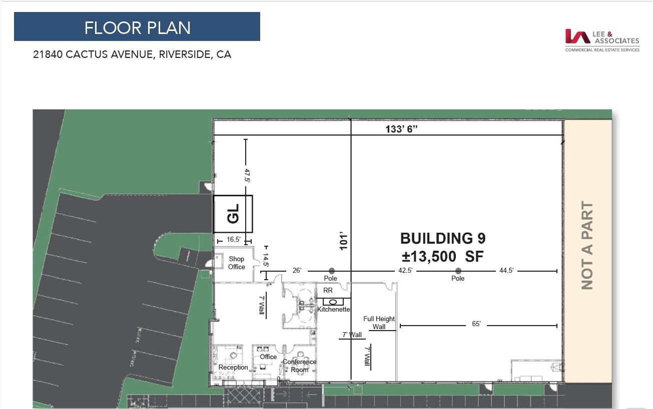 21840 Cactus Ave, Riverside, CA for lease Floor Plan- Image 1 of 1