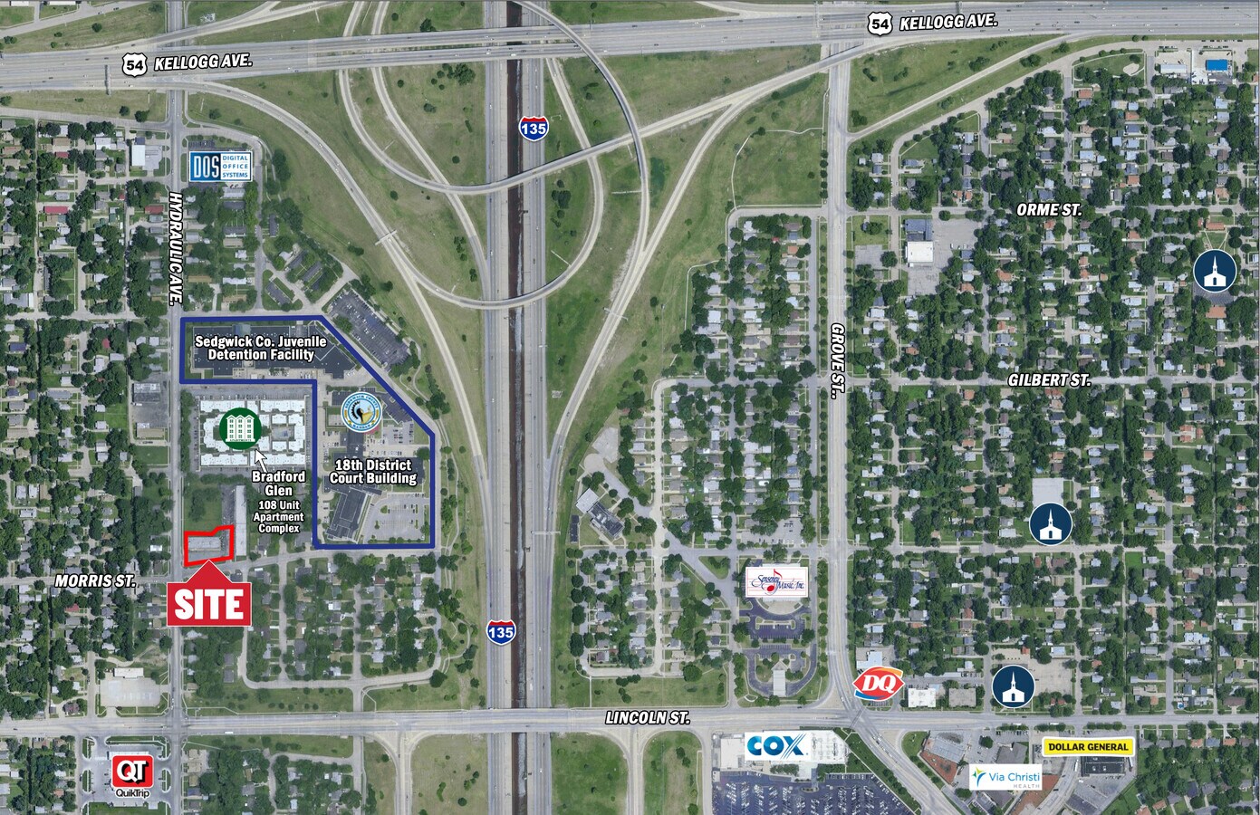 1702 E Morris St, Wichita, KS 67211 RETAIL STRIP CENTER