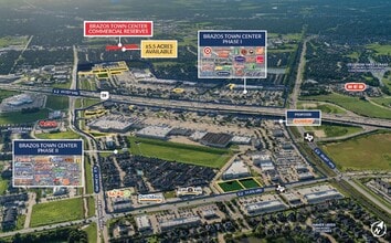 US 59, Rosenberg, TX - AERIAL map view - Image1