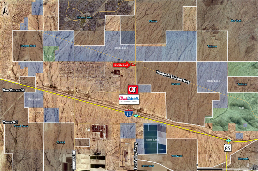 Sun Valley Pkwy & Tonopah Salome Hwy, Buckeye, AZ for sale - Aerial - Image 2 of 4