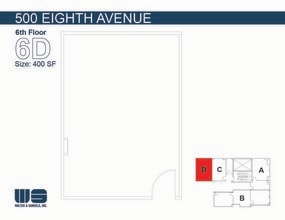 500 Eighth Ave, New York, NY for lease Floor Plan- Image 1 of 1