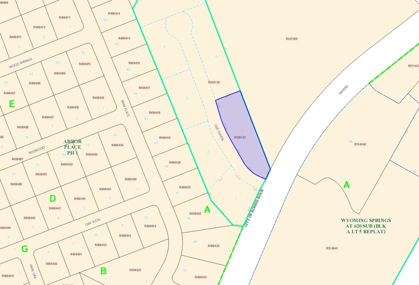 101 Oak Haven Dr, Round Rock, TX for lease - Plat Map - Image 2 of 2