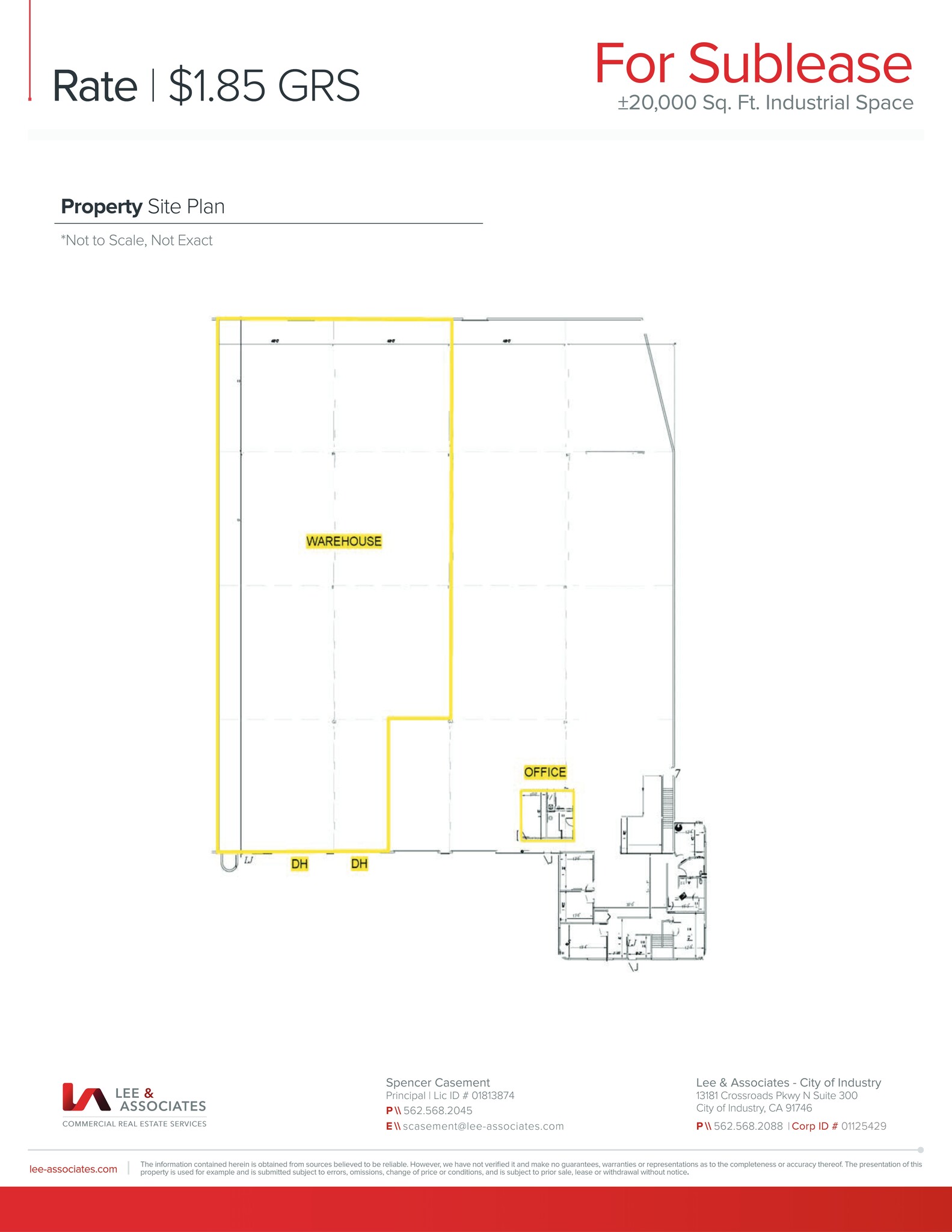 6001-6049 Slauson Ave, Commerce, CA for lease Site Plan- Image 1 of 2